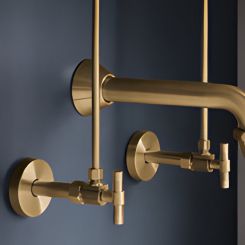 Click here to see  BT022205-GL Brizo Litze Angled Supply Stop Valve w/ Lever Handle, Brilliance Luxe Gold - BT022205-GL 