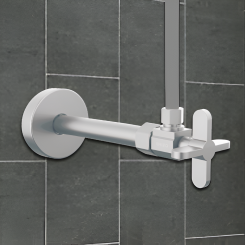 Click here to see Brizo BT022204-PC Brizo Odin Angled Supply Stop Valve w/ Cross Handle, Polished Chrome - BT022204-PC 