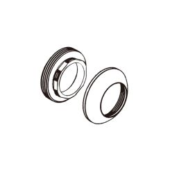 Click here to see Brizo RP103410BNX-L Brizo Kintsu Bonnet, Nut, Cap, and O-Ring for Bar Faucets, Lumicoat Black Onyx - RP103410BNX-L