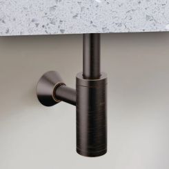 Click here to see Brizo BT041142-RB Brizo Bottle Trap with Escutcheon and Removable Cleanout Cover, Brass, Venetian Bronze - BT041142-RB