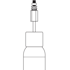 Click here to see Brizo RP102991 Brizo Clear Discharge Tube Fitting for Mystix Aromatherapy System - RP102991