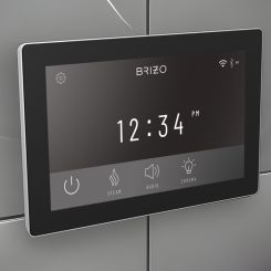 Click here to see  8CN-600S-PC-L Brizo Mystix Digital Steam Shower Controller, Touchscreen w/ 12 User Presets, Lumicoat Polished Chrome - 8CN-600S-PC-L