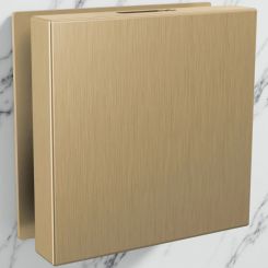 Click here to see Brizo RP103312GLL Brizo Mystix Linear Square Steam Head, Brilliance Luxe Gold - RP103312GLL