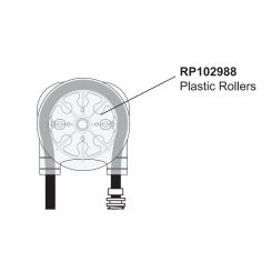 Click here to see Brizo RP102988 Brizo Aromatherapy System Plastic Roller, White - RP102988