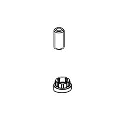 Click here to see Brizo RP101788PC Brizo Tulham Button and Set Screw For Bar Faucet, Polished Chrome - RP101788PC