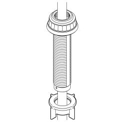 Click here to see Brizo RP101795PC Brizo Tulham Support Assembly For Bridge Kitchen Faucet, Polished Chrome - RP101795PC