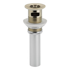 Click here to see BRIZO RP72412PN Brizo RP72412PN Polished Nickel Grid Strainer With Overflow