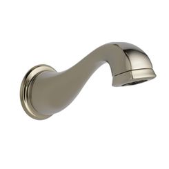 Click here to see Brizo RP70908PN Brizo Charlotte Wall Mounted Brilliance Polished Nickel Non-Diverter Tub Spout with Pull-Down, Solid Brass, 1/2-inch Connection Size - RP70908PN