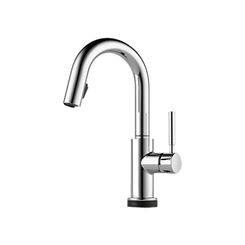 Click here to see Brizo 64920LF-PC Brizo Solna SmartTouch Single-Handle Pull-Down Bar/Prep Faucet, Polished Chrome - 64920LF-PC