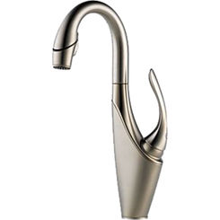 Click here to see Brizo 63955LF-SS BRIZO 63955LF-SS Vuelo  Single-Handle Bar/Prep Faucet, Stainless