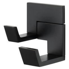 Click here to see BRIZO 693580-BL Brizo Siderna Double Robe Hook, Matte Black - 693580-BL