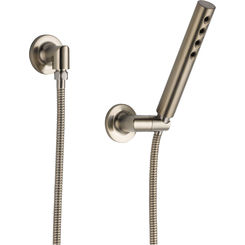 Click here to see BRIZO 88875-PC Brizo Odin Single-Function Wall-Mount Hand Shower with H2Okinetic, Stretchable Hose 1.75 GPM, Polished Chrome - 88875-PC