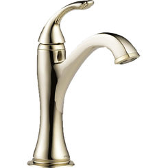 Click here to see Brizo 65085LF-PN Brizo Charlotte Single-Handle Deck-Mount Brilliance Polished Nickel Bathroom Faucet, 1.5 GPM, Single-Hole, Less Drain - 65085LF-PN