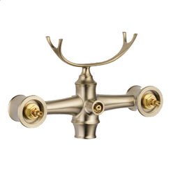 Click here to see BRIZO T70210-BNLHP Brizo Charlotte Two-Handle Freestanding Tub Filler Body Assembly Trim, 2-Hole, Less Handles, Brushed Nickel - T70210-BNLHP