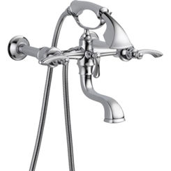 Click here to see Brizo T70336-PC Brizo Tresa Two-Handle Multi-Mount Tub Faucet Trim with 1.75 GPM Hand Shower, Bi-Directional Diverter, Lever Handles, Polished Chrome - T70336-PC