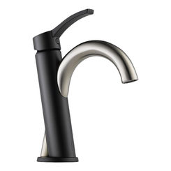 Click here to see Brizo 65975LF-BNBL Brizo 65975LF-BNBL Brushed Nickel/Black Touch Activated Lavatory Faucet
