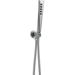Click here to see Brizo 88850-PC Brizo Sotria Polished Chrome H2Okinetic Wall-Mounted Hand Shower with Stretchable Hose and Wall Bracket, 1.75 GPM, Dual-Check Valve - 88850-PC