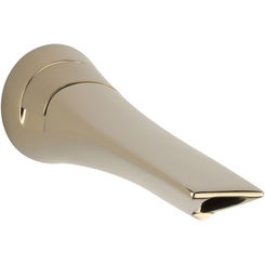 Click here to see Brizo RP74644PN Brizo Sotria Wall Mounted Brilliance Polished Nickel Tub Spout with Pull-Up Diverter, Solid Brass, 1/2-inch Connection Size - RP74644PN