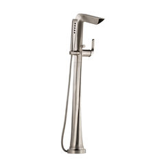 Click here to see Brizo T70150-PN Brizo Sotria Single-Handle Freestanding Tub Filler with H2Okinetic Hand Shower, 1.75 GPM, Lever Handle, ADA, Brilliance Polished Nickel - T70150-PN