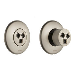 Click here to see Brizo SH84100-NK Brizo SH84100-NK Luxe Nickel Soothing HydraChoice Round Body Spray Sprayhead