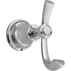 Click here to see  693561-PC Brizo Rook Double Robe Hook, Polished Chrome - 693561-PC