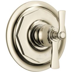 Click here to see Brizo T60061-PN Brizo Rook TempAssure Thermostatic Two-Handle Valve Trim, Lever Handles, Polished Nickel - T60061-PN