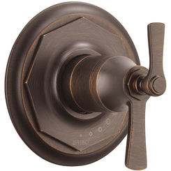 Click here to see Brizo T60061-RB Brizo Rook TempAssure Thermostatic Two-Handle Valve Trim, Lever Handles, Venetian Bronze - T60061-RB