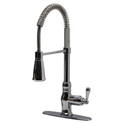 Click here to see Ultra Faucets UF17100 Ultra Faucets Prime One Handle Semi-Pro Pull-Down Kitchen Faucet, Chrome - UF17100