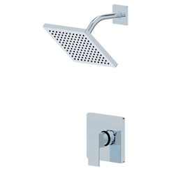 Click here to see Ultra Faucets UF70300-1 Ultra Faucets Icon Single-Handle Pressure-Balanced Shower Faucet with Single-Function Showerhead, 1.8 GPM, Metal Lever Handle, Chrome - UF70300-1