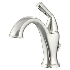Click here to see Ultra Faucets UF35213 Ultra Faucets Z Collection One-Handle Bathroom Faucet with Maching Pop-Up Assembly, 1.2GPM, Neoperl Aerator, Lever Handle, Brushed Nickel - UF35213