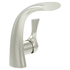 Click here to see Ultra Faucets UF35113 Ultra Faucets Twist Collection One-Handle Bathroom Faucet with Metal Pop-Up Assembly, 1.2GPM, Neoperl Aerator, Lever Handle, Brushed Nickel - UF35113