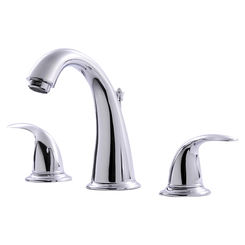 Click here to see Ultra Faucets UF55010 Ultra Faucets Vantage Two-Handle Widespread Lavatory Faucet with Pop-Up Assembly, 2.2 GPM, Three-Hole, Ceramic Disc Cartridge, Chrome - UF55010 