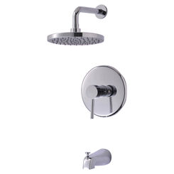 Click here to see Ultra Faucets UF79500 Ultra Faucets Euro Tub/Shower Trim, Polished Chrome - UF79500