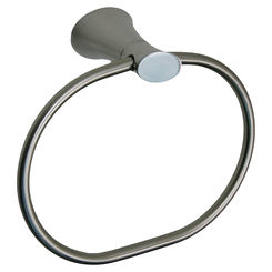 Click here to see Ultra Faucets UFA41013 Ultra Faucets Contemporary Wall Mounted Hand Towel Ring, Brushed Nickel - UFA41013