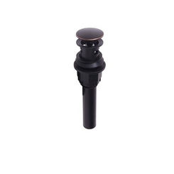 Click here to see Ultra Faucets UFP-1502 Ultra Faucets Metallic Push Pop-Up Drain Assembly with Overflow, Oil-Rubbed Bronze - UFP-1502