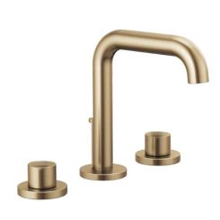 Click here to see  65335LF-GLLHP-ECO Brizo Litze Two-Handle Widespread Brilliance Luxe Gold Bathroom Faucet with Metal Pop-Up, 1.2 GPM, Three-Hole, Less Handles - 65335LF-GLLHP-ECO