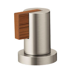 Click here to see Brizo HL632-NKTK Brizo Metal Lever Handle Kit for Litze Roman Tub Faucet, ADA, Brilliance Luxe Nickel/Teak Wood - HL632-NKTK