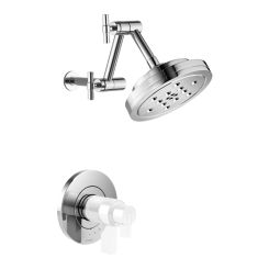 Click here to see  T60235-PCLHP Brizo Litze TempAssure Thermostatic Shower Faucet with Multi-Function Showerhead, Less Handles, 1.75 GPM, Polished Chrome - T60235-PCLHP