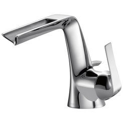 Click here to see Brizo 65051LF-PC-ECO Brizo Sotria Single-Handle Polished Chrome Bathroom Faucet with Metal Pop-Up, 1.2 GPM, Channel Spout, Single-Hole, WaterSense - 65051LF-PC-ECO