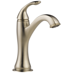 Click here to see Brizo 65085LF-BN-ECO Brizo Charlotte Single-Handle Deck-Mount Brilliance Brushed Nickel Bathroom Faucet, 1.2 GPM, Single-Hole, Less Drain - 65085LF-BN-ECO