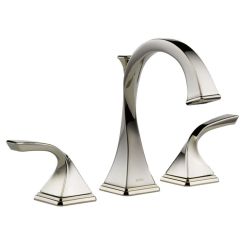 Click here to see  65330LF-BN-ECO Brizo Virage Two-Handle Widespread Bathroom Faucet With Metal Pop-Up, Three-Hole, 1.2 GPM, Brilliance Brushed Nickel - 65330LF-BN-ECO