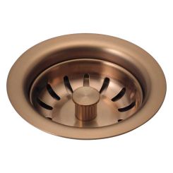 Click here to see Brizo 69050-BZ Brizo Rook  4-1/2” Sink Flange and Strainer with Polypropylene Drain Housing, Brilliance Brushed Bronze - 69050-BZ