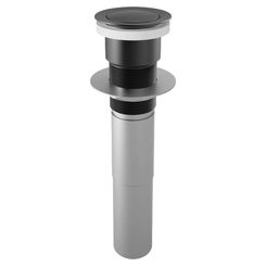 Click here to see  RP81627BL Brizo RP81627BL Matte Black Push Button Pop-Up without Overflow