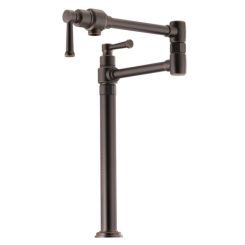 Click here to see Brizo 62725LF-RB Brizo Artesso Venetian Bronze Deck-Mounted Pot Filler Faucet with Swivel Spout and Lever Handles, ADA, 4.0 GPM - 62725LF-RB