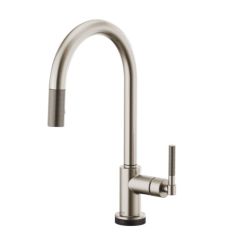 Click here to see  64043LF-SS Brizo Litze Brilliance Stainless SmartTouch Single Handle Pull-Down Kitchen Faucet with Knurled Handle, MagneDock, 1.8 GPM - 64043LF-SS