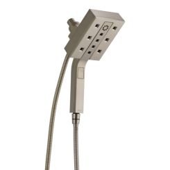 Click here to see Brizo 86280-NK-ECO  Brizo Essential Brilliance Luxe Nickel H2Okinetic Multi-Function Hydrati 2-in-1 Shower, MagneDock Technology, Linear, Square, 2 GPM - 86280-NK-ECO
