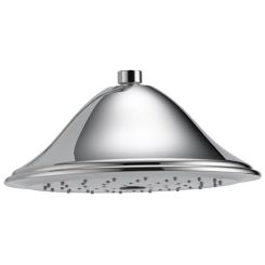 Click here to see  RP52090PC-2.5 Brizo Traditional 9in Single-Function Raincan Shower Head with Touch-Clean Nozzles, Round, 2.5 GPM, Polished Chrome - RP52090PC-2.5