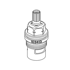 Click here to see Brizo RP93536 BRIZO RP93536 CARTRIDGE, HOT SIDE