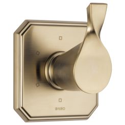 Click here to see  T60930-GL Brizo Virage Single-Handle 6-Function Diverter Valve Trim, Lever Handle, Luxe Gold - T60930-GL
