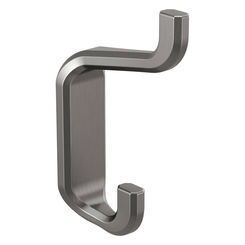 Click here to see  693598-SL Brizo Levoir Double Robe Hook, Brilliance Luxe Steel - 693598-SL